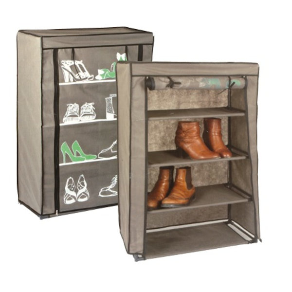 Rebrilliant Schuhregal für 12 Paar Schuhe aus Stoff Wayfair.de